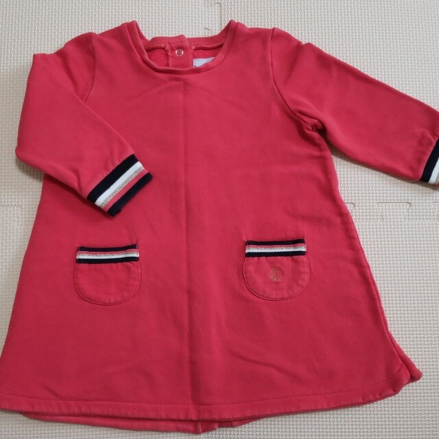 PETIT BATEAU(プチバトー)のプチバトー　ワンピース　チュニック キッズ/ベビー/マタニティのベビー服(~85cm)(ワンピース)の商品写真