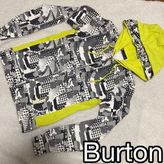 バートン(BURTON)のバートン レディース S パーカー ネオンカラー ダブルフード 裏起毛 イエロー(パーカー)