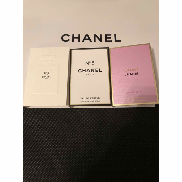 CHANEL(シャネル)の新品　シャネル　香水サンプル　No.5 No.5ロー　チャンス コスメ/美容の香水(香水(女性用))の商品写真