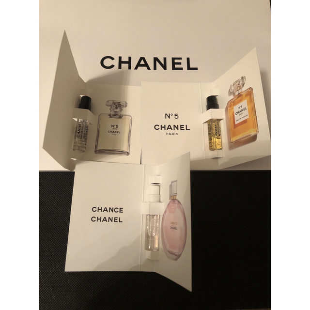 CHANEL(シャネル)の新品　シャネル　香水サンプル　No.5 No.5ロー　チャンス コスメ/美容の香水(香水(女性用))の商品写真