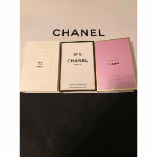 シャネル(CHANEL)の新品　シャネル　香水サンプル　No.5 No.5ロー　チャンス(香水(女性用))