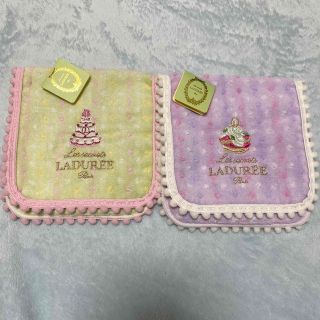 ラデュレ(LADUREE)の新品未使用　ラデュレ　LADUREE タオルポーチ　ポシェチーフ　２点セット(ハンカチ)