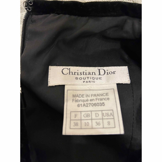 Christian Dior BOUTIQUE ツイードワンピースvintage