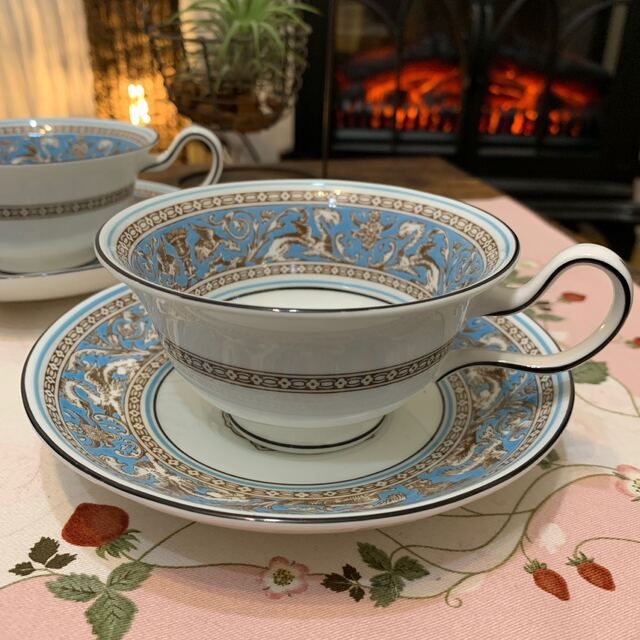 WEDGWOOD - ウェッジウッド フロレンティーン ターコイズ ティーカップ ...