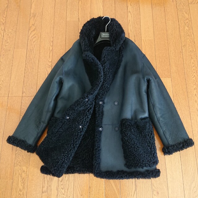 良好品】 ESTNATION - 未使用 エストネーション リアルムートンコート 良好品】 ESTNATION - 未使用 エストネーション リアルムートンコート