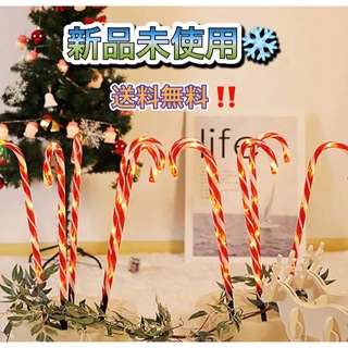 クリスマス LED キャンディースティック 10ピースセット(蛍光灯/電球)