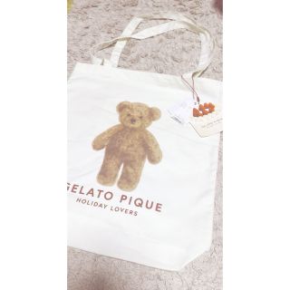 ジェラートピケ(gelato pique)のジェラートピケ   ベア　トートバック　新品　今期　完売(トートバッグ)