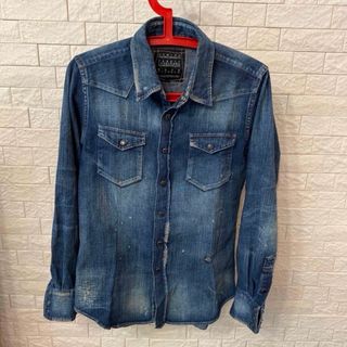 クロ(KURO)の希少/edifice別注×KURO vintage denim shirts✳︎(シャツ)