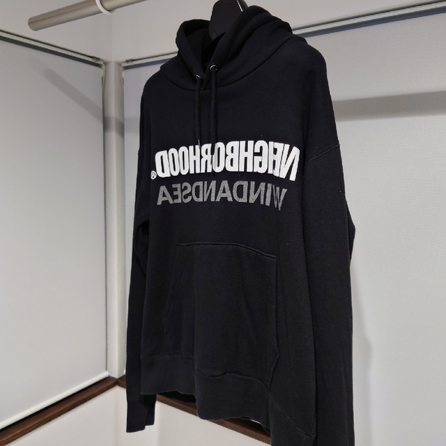 wind and sea neighborhood パーカー 黒L hooded