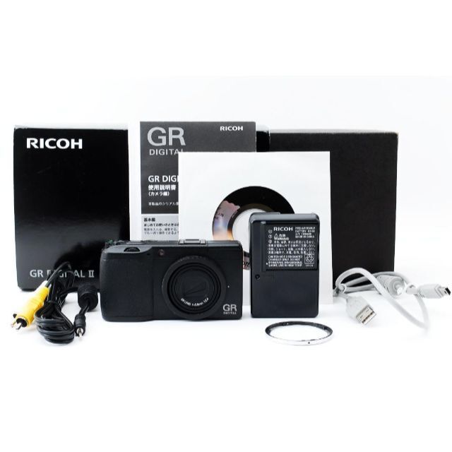 箱付き】 RICOH GR DIGITAL II コンパクトデジタルカメラ aka.ac.id