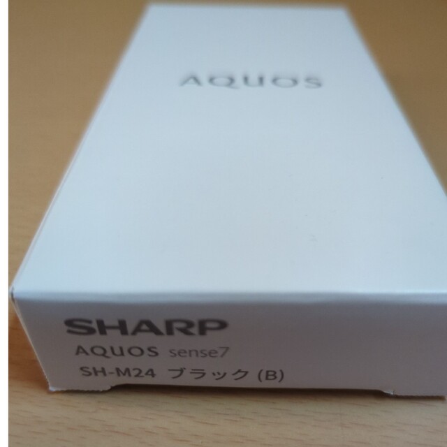 AQUOS(アクオス)のSHARP AQUOS sense7 SH-M24 ブラック スマホ/家電/カメラのスマートフォン/携帯電話(スマートフォン本体)の商品写真