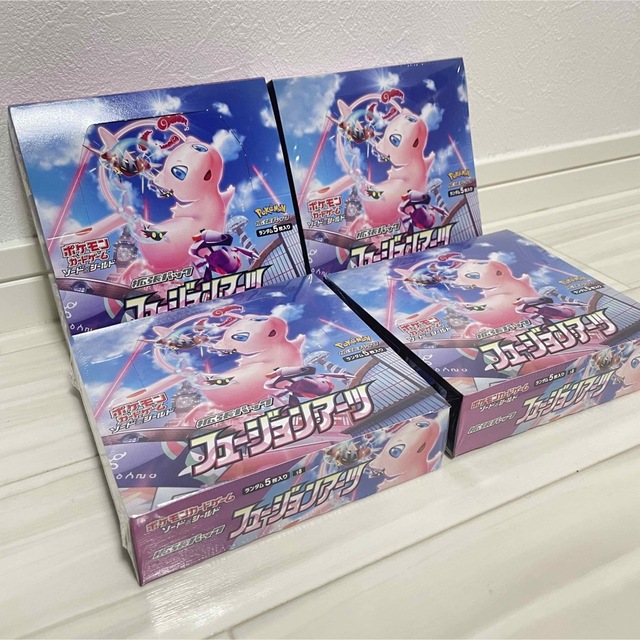 【期間限定】ポケモンカード　フュージョンアーツ　4BOX シュリンク付　未開封 1