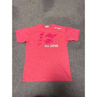 ヨネックス(YONEX)のバドミントン　ウェア　Tシャツ　ピンク　Oサイズ(バドミントン)