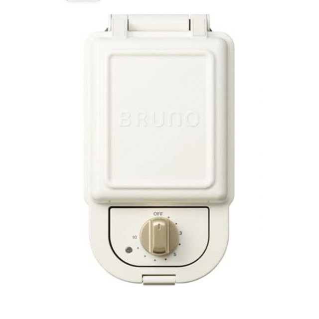 BRUNO(ブルーノ)のBRUNO ホットサンドメーカー BOE043-WH スマホ/家電/カメラの調理家電(サンドメーカー)の商品写真