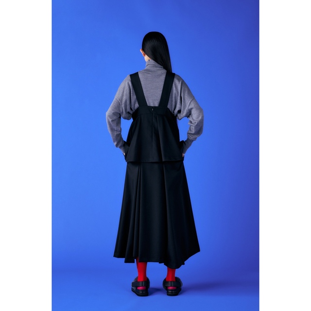 ENFOLD(エンフォルド)の新品＊ ENFOLD・即完売・LAYERED JUMPER SKIRT レディースのワンピース(ロングワンピース/マキシワンピース)の商品写真