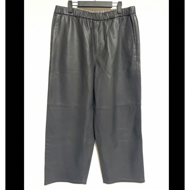 Graphpaper(グラフペーパー)のGraphpaper 21AW SHEEP LEATHER EASY PANTS メンズのパンツ(スラックス)の商品写真