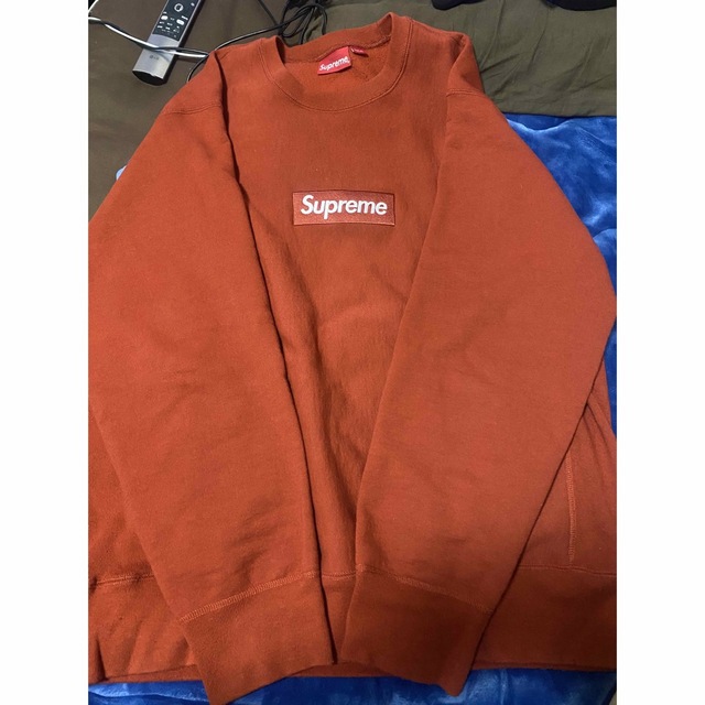 Supreme box logo crewneck XL rust