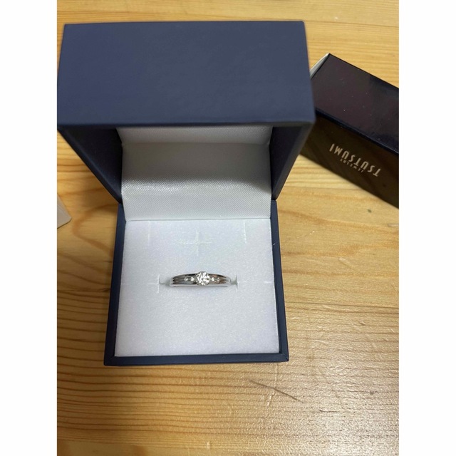 TSUTSUMI(ツツミ)のダイヤモンドリング　鑑定書付き　刻印PT900 0.254 0.02 レディースのアクセサリー(リング(指輪))の商品写真