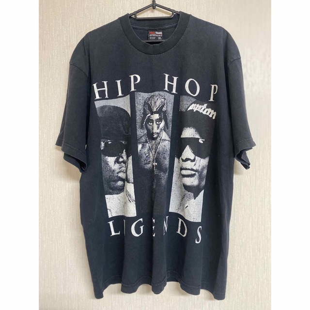 90'S 2PAC Tシャツ　BIG HIP HOP Tシャツ　XL ブラック
