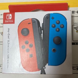 ニンテンドースイッチ(Nintendo Switch)のジョイコン(L) ネオンレッド/(R) ネオンブルー(その他)