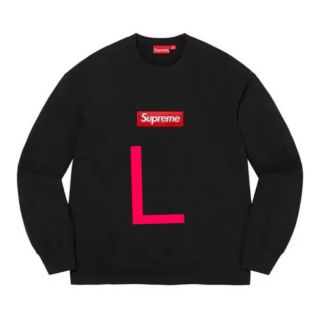 シュプリーム(Supreme)のSupreme Box Logo Crewneck Black Lsize(スウェット)