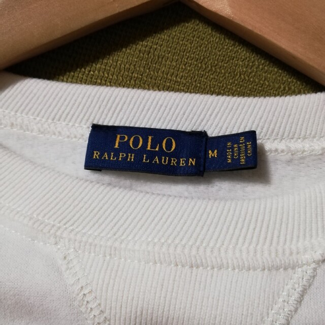 POLO RALPH LAUREN(ポロラルフローレン)のポロラルフローレン　ベア裏起毛スウェット　ホワイト レディースのトップス(トレーナー/スウェット)の商品写真