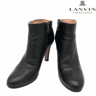 ランバンコレクション(LANVIN COLLECTION)のLANVIN COLLECTION ランバンコレクション ショートブーツ 黒(ブーツ)