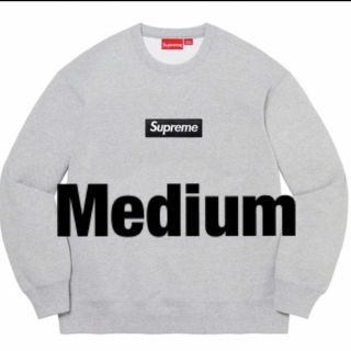 Supreme Box Logo Crewneck Grey Medium