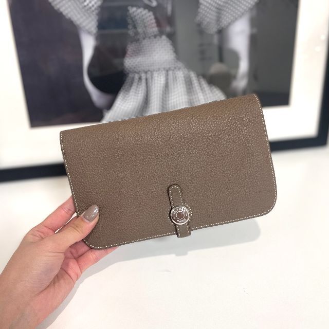 海外ブランド エルメス HERMES - Hermes ドゴンGM Y刻印 トゴ 財布