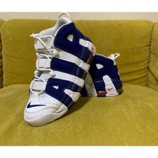 ナイキ(NIKE)のAIR MORE UPTEMPO   モアテン　ディープロイヤルブルー　27cm(スニーカー)