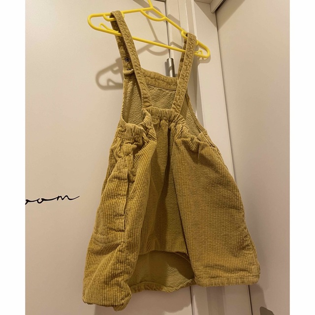 ZARA KIDS(ザラキッズ)のZARA コーデュロイジャンパースカート　110cm キッズ/ベビー/マタニティのキッズ服女の子用(90cm~)(ワンピース)の商品写真