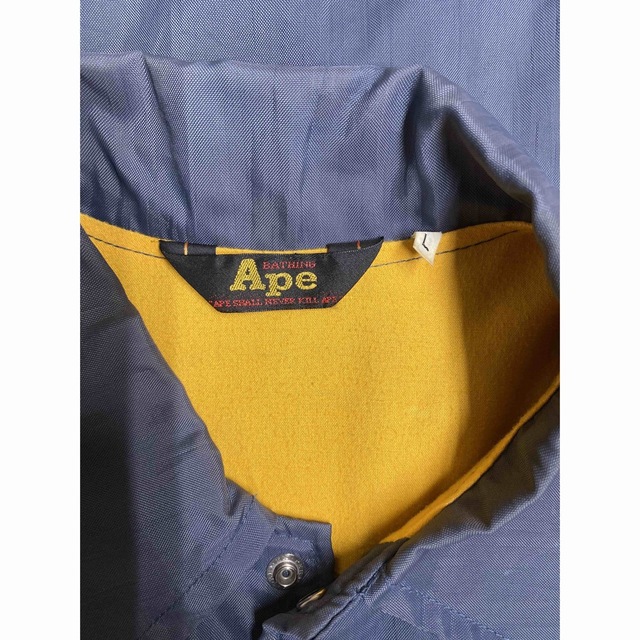 A BATHING APE(アベイシングエイプ)の90'S A BATHING APE  ナイロンジャケット  サイズL 正規品 メンズのジャケット/アウター(ナイロンジャケット)の商品写真