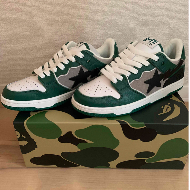 27cm BAPE SK8 STA エイプ ベイプ スケートスタ スニーカー 白 smcint.com