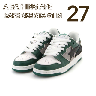 A BATHING APE - BAPE SK8 STA #1 27cm GREEN 新品未使用の通販 by