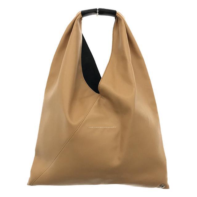 【美品】 MM6 Maison Margiela / エムエムシックス メゾンマルジェラ | 2021SS | エコ レザー ジャパニーズ スモール  トート バッグ | ベージュ | レディース