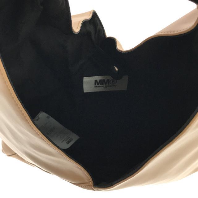 【美品】 MM6 Maison Margiela / エムエムシックス メゾンマルジェラ | 2021SS | エコ レザー ジャパニーズ スモール トート バッグ | ベージュ | レディース