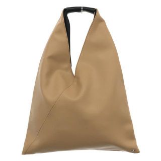 【美品】 MM6 Maison Margiela / エムエムシックス メゾンマルジェラ | 2021SS | エコ レザー ジャパニーズ スモール  トート バッグ | ベージュ | レディース