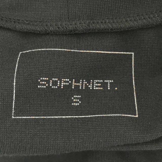 SOPHNET.(ソフネット)の【新品】  SOPHNET. / ソフネット | 2022AW | SUPER BAGGY L/S MOCK NECK TEE モックネック カットソー トップス | S | ブラック | メンズ メンズのトップス(Tシャツ/カットソー(七分/長袖))の商品写真