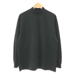 ソフネット(SOPHNET.)の【新品】  SOPHNET. / ソフネット | 2022AW | SUPER BAGGY L/S MOCK NECK TEE モックネック カットソー トップス | S | ブラック | メンズ(Tシャツ/カットソー(七分/長袖))