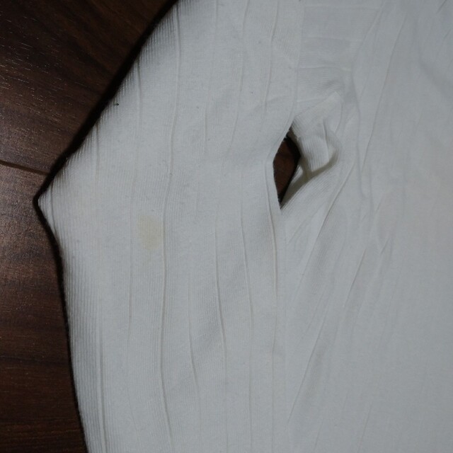 MPS(エムピーエス)のMPS 白 ロンティ 130cm キッズ/ベビー/マタニティのキッズ服女の子用(90cm~)(Tシャツ/カットソー)の商品写真