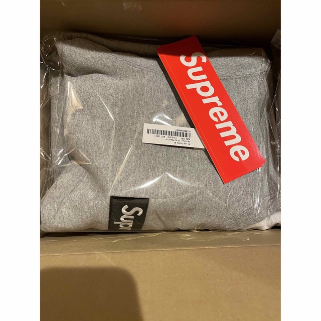 SUPREME Box Logo Crewneck  Heather Grey