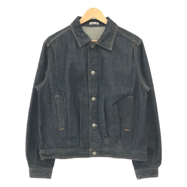 AURALEE(オーラリー)の【美品】  AURALEE / オーラリー | 2021AW | WASHED HARD TWIST DENIM BLOUSON インディゴブルデニムブルゾン ジャケット  | 3 | ネイビー | メンズ メンズのジャケット/アウター(その他)の商品写真