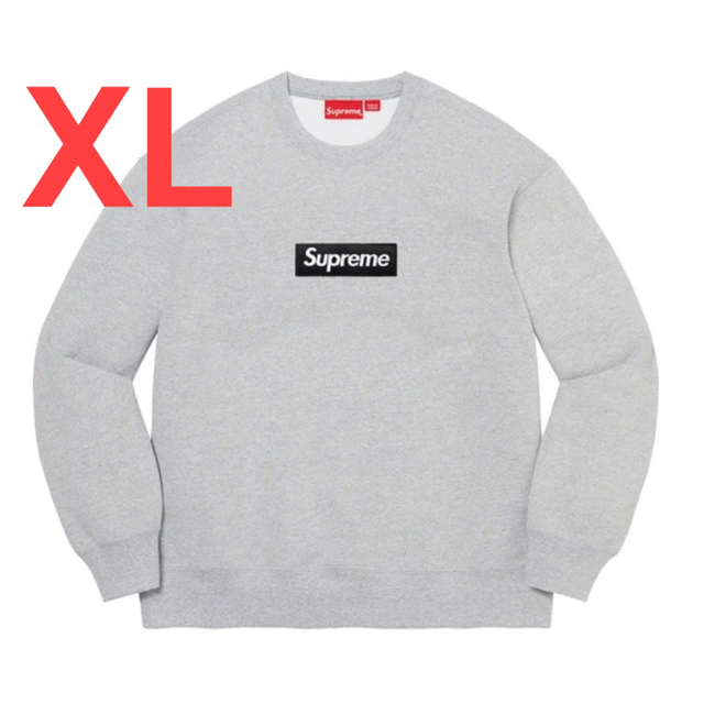 GreyサイズSupreme Box Logo Crewneck