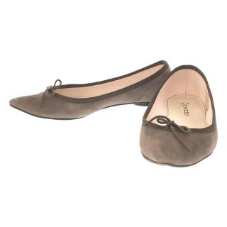 レペット(repetto)のrepetto / レペット | BRIGITTE スエード バレエシューズ 保存箱付き | 37 | モカ | レディース(バレエシューズ)