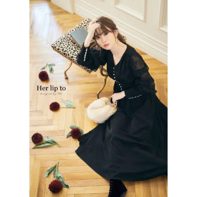 Her lip to - Herlipto Embellished Satin Long Dressの通販 by marble