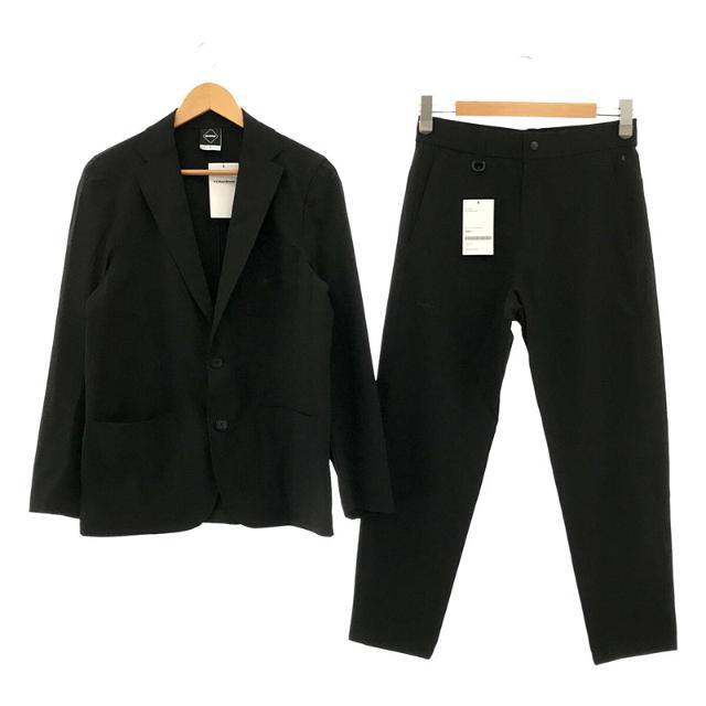 【新品】  FCRB / エフシーレアルブリストル | 2022AW | TOUR PACKABLE TEAM BLAZER ツアー パッカブル チーム ブレザー ジャケット / TOUR TROUSERS ツアートラウザーズ パンツ 純正ガーメントカバー有 | S | ブラック | メンズ