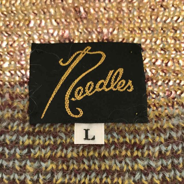 Needles(ニードルス)の【美品】  Needles / ニードルス | 2021AW | 菅田将暉着用モデル Argyle Mohair Cardigan アーガイル モヘヤ ウール ニット カーディガン | L | イエロー | メンズ メンズのトップス(カーディガン)の商品写真