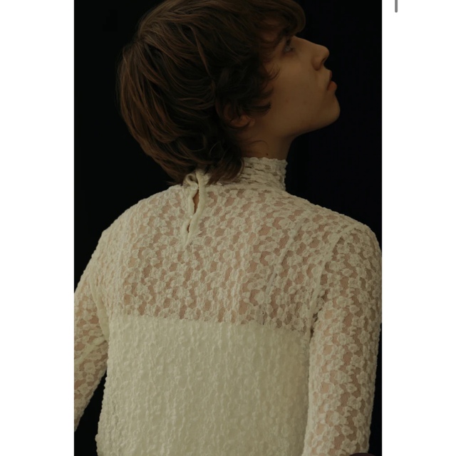 TODAYFUL(トゥデイフル)の stretch flowerlace turtleneck tops  レディースのトップス(カットソー(長袖/七分))の商品写真