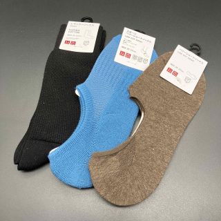 ユニクロ(UNIQLO)の即決 UNIQLO ユニクロ ソックス 靴下 3足セット 25-27cm(ソックス)