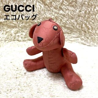 グッチ(Gucci)のGUCCI グッチ エコバッグ トート ショルダー ピンク 折りたたみバック(エコバッグ)